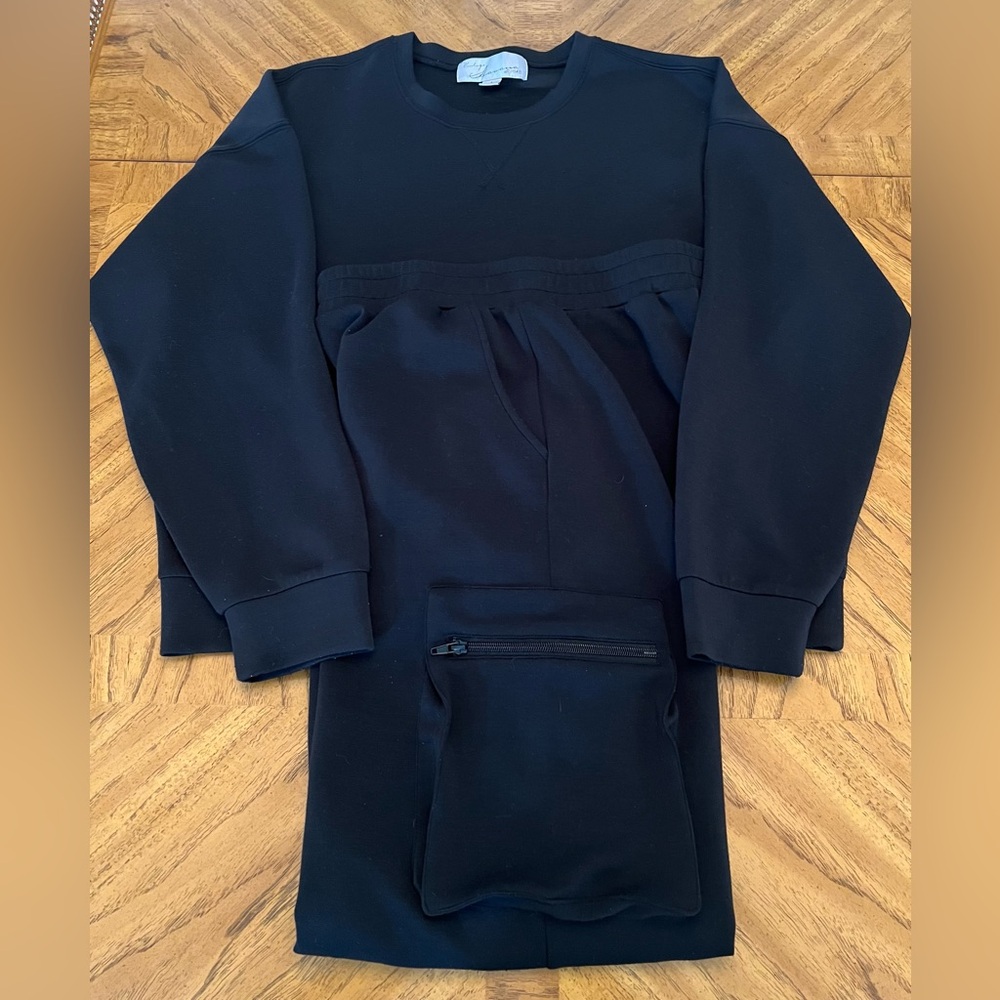Black Vintage Havana Sweatshirt L and Cargo Sweatpants M